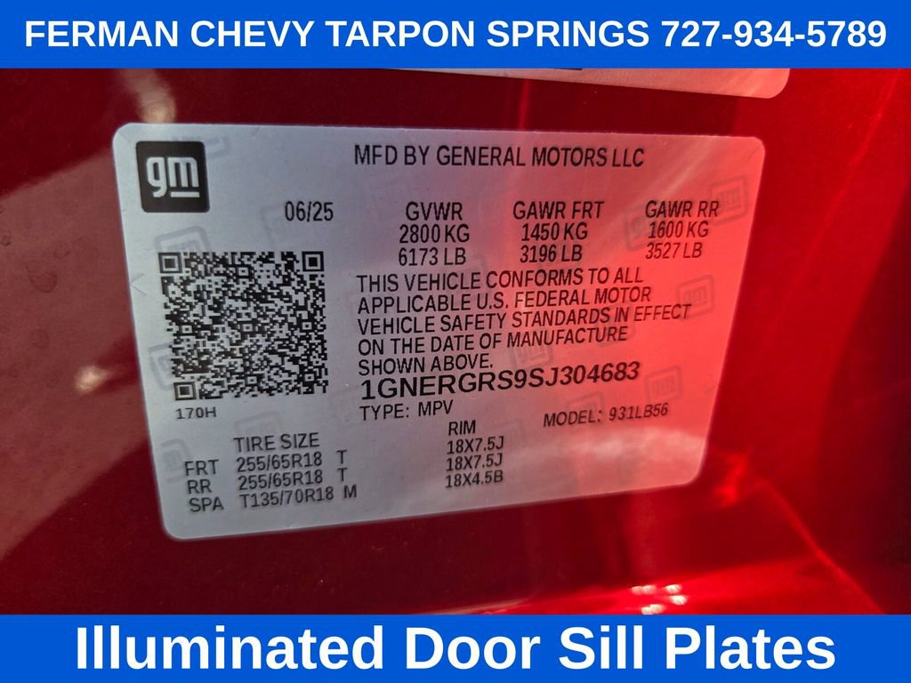 New 2025 Chevrolet Traverse LT w/ LPO, Illumination Package FWD image 24