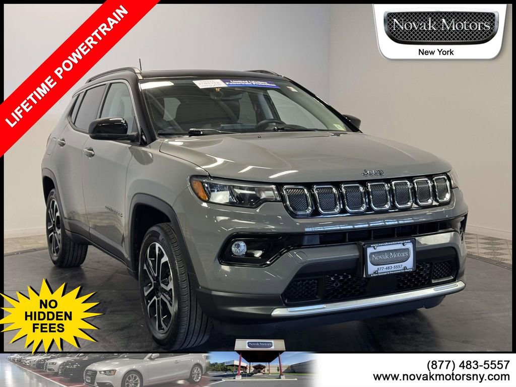 Used 2022 Jeep Compass Limited w/ Sun and Sound Group AWD/4WD image 1