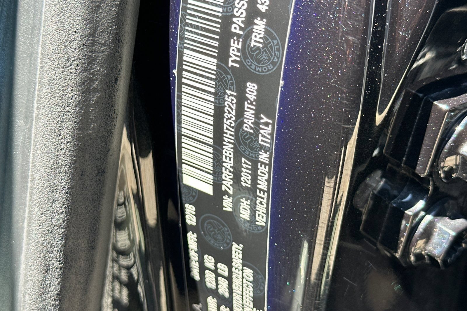 Used 2017 Alfa Romeo Giulia RWD image 36