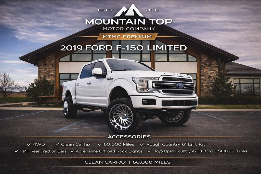 Used 2019 Ford F150 Limited w/ Trailer Tow Package image 1