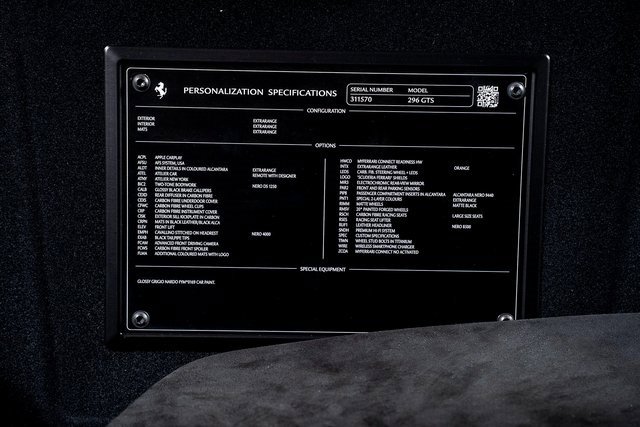 Used 2024 Ferrari 296 GTS image 56