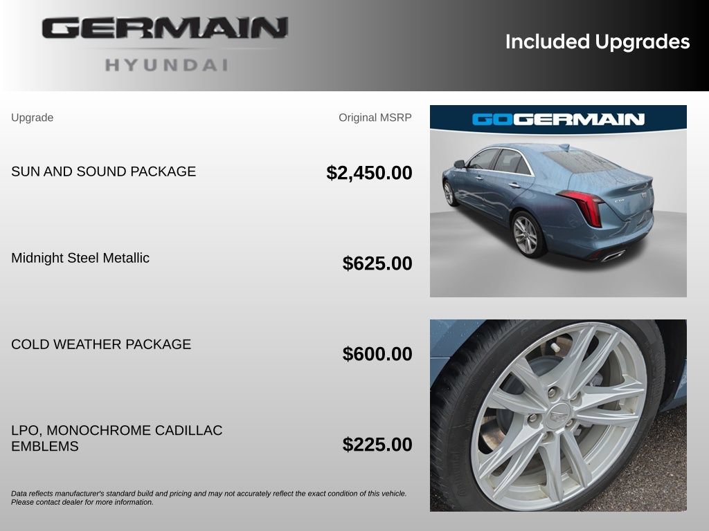 Used 2024 Cadillac CT4 Luxury w/ Sun And Sound Package RWD image 15