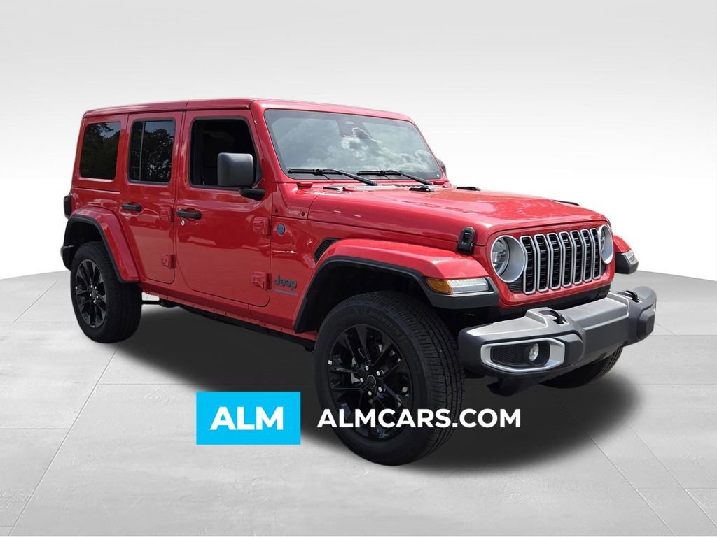 Used 2025 Jeep Wrangler Unlimited Sahara w/ Safety Group AWD/4WD image 1