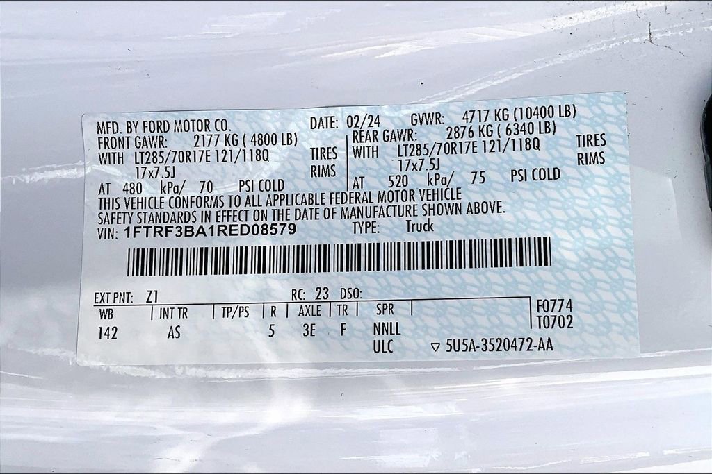 Certified 2024 Ford F350 XL w/ XL Off-Road Package image 30