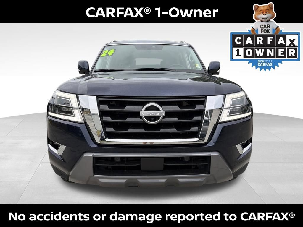 Certified 2024 Nissan Armada SL w/ Captain's Chairs Package RWD image 2