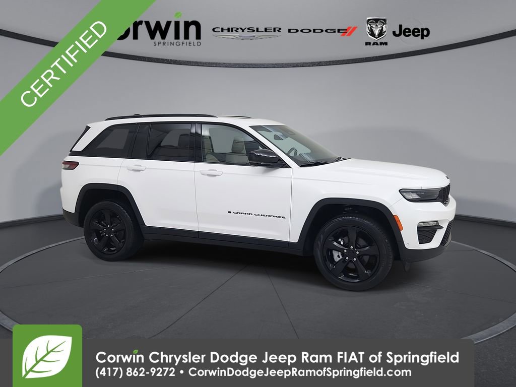 Certified 2024 Jeep Grand Cherokee Limited w/ Luxury Tech Group II