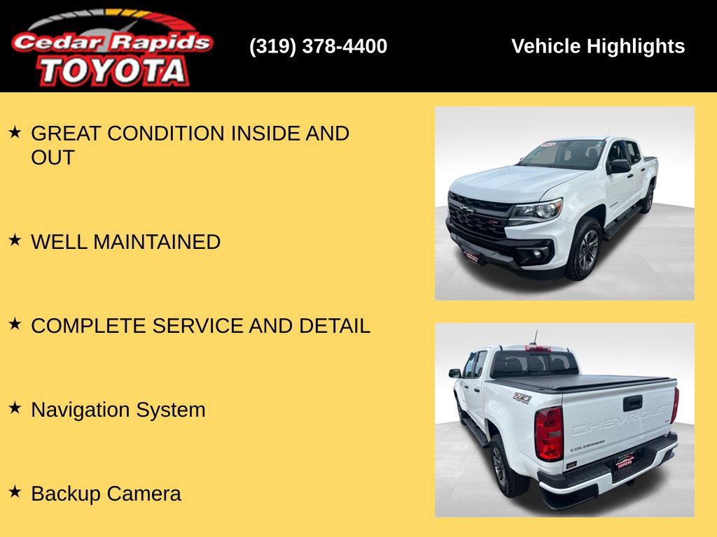 Used 2021 Chevrolet Colorado Z71 AWD/4WD image 9