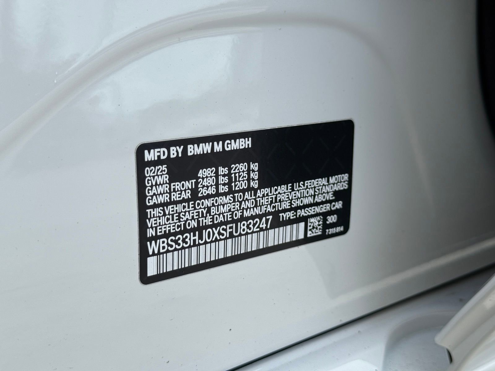 Used 2025 BMW M3 Competition w/ M Carbon Exterior Package AWD/4WD image 42