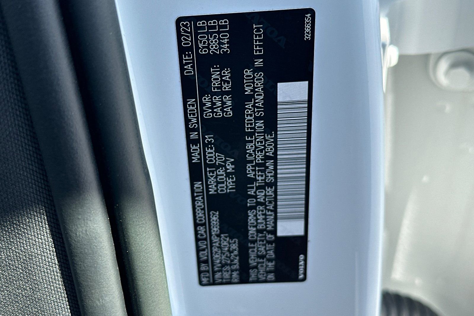 Used 2023 Volvo XC90 B6 Ultimate w/ Protection Package Premier image 30