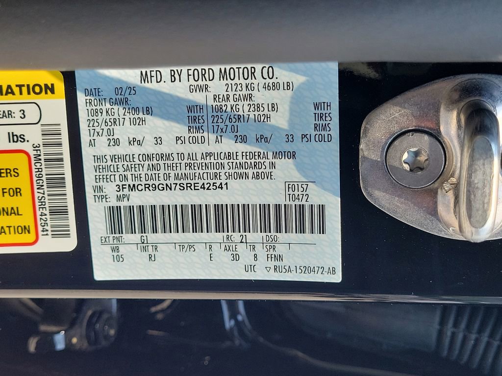 Used 2025 Ford Bronco Sport Heritage image 24