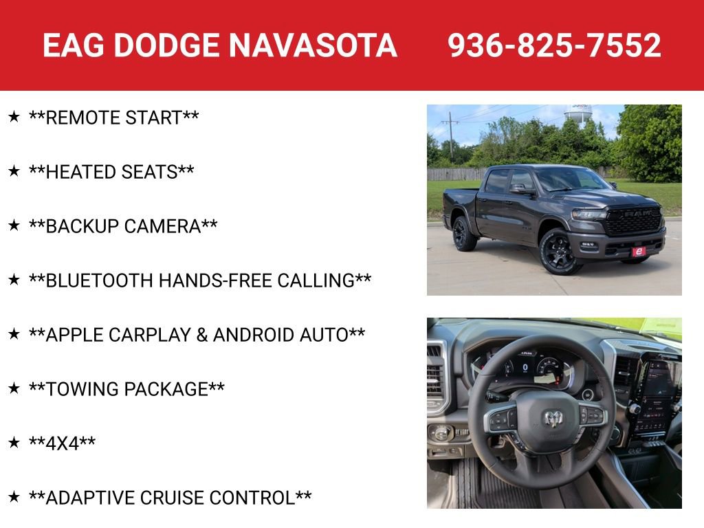 New 2026 RAM 1500 4x4 Crew Cab image 4