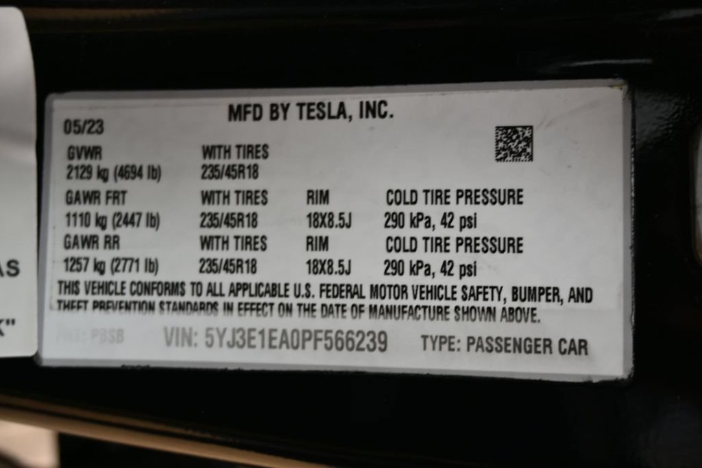 Used 2023 Tesla Model 3 Standard Range RWD image 43