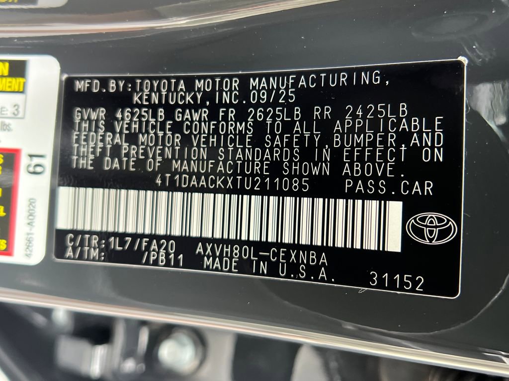 New 2026 Toyota Camry LE w/ Convenience Package image 26