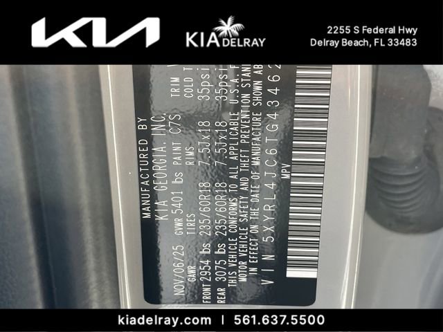 New 2026 Kia Sorento S w/ S Panoramic Sunroof Package FWD image 32