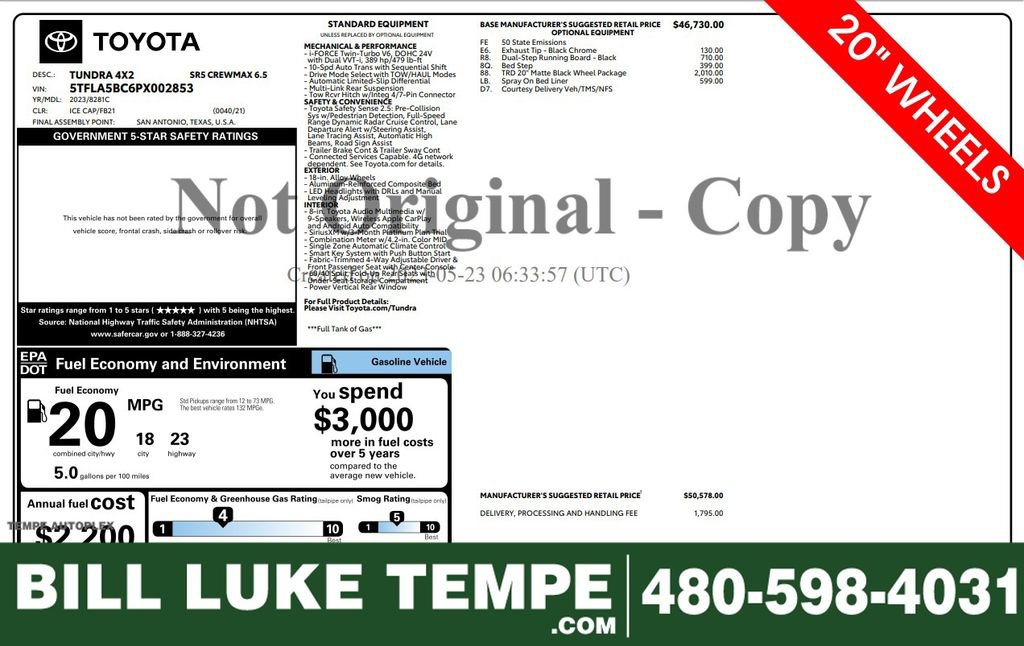 Used 2023 Toyota Tundra SR5