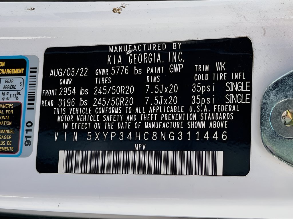 Used 2022 Kia Telluride EX w/ EX Premium Package FWD image 34