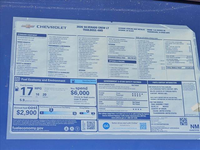 New 2026 Chevrolet Silverado 1500 LT Trail Boss w/ LT Trail Boss Premium Package image 16