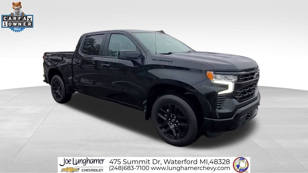 Certified 2023 Chevrolet Silverado 1500 RST w/ LPO, Dark Essentials Package AWD/4WD image 2