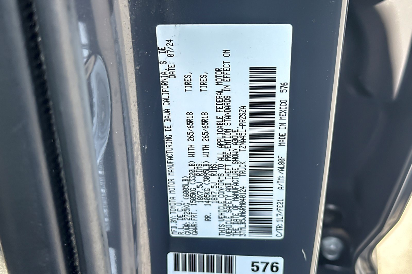 Certified 2024 Toyota Tacoma TRD Sport AWD/4WD image 26