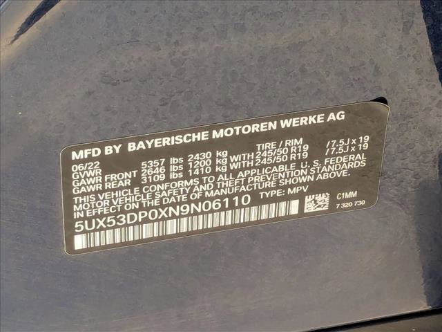 Used 2022 BMW X3 xDrive30i w/ Convenience Package image 24