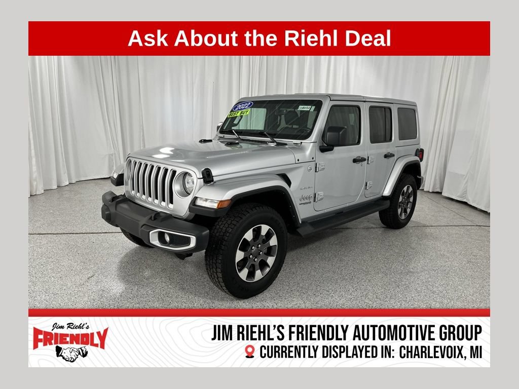 Used 2022 Jeep Wrangler Unlimited Sahara w/ Cold Weather Group AWD/4WD image 1