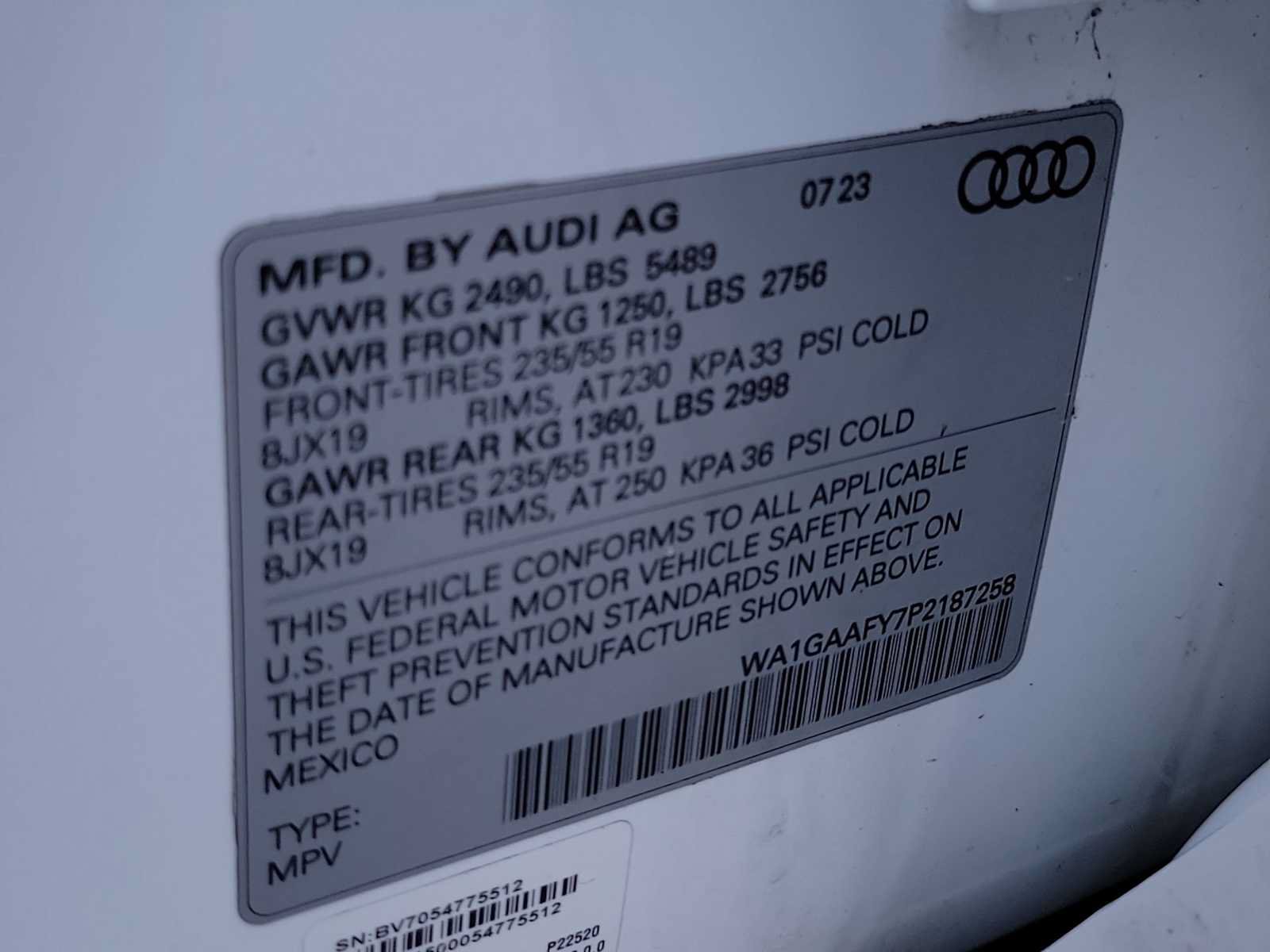 Certified 2023 Audi Q5 2.0T Premium w/ Convenience Package AWD/4WD image 35