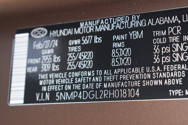 Used 2024 Hyundai Santa Fe Limited AWD/4WD image 38