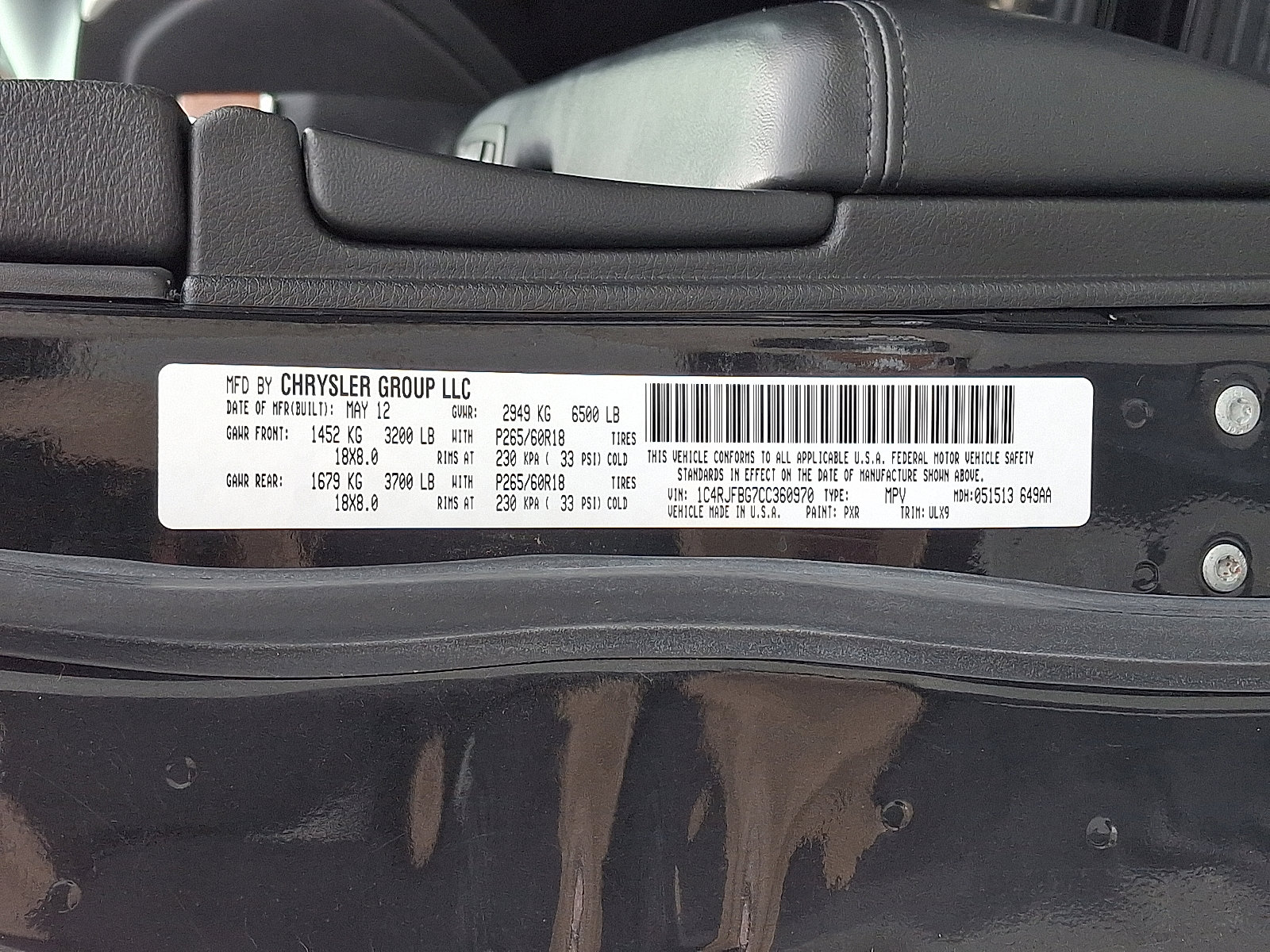 Used 2012 Jeep Grand Cherokee Limited AWD/4WD image 26