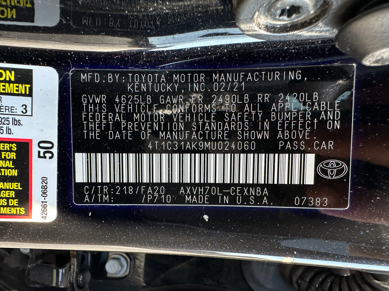 Used 2021 Toyota Camry LE image 19