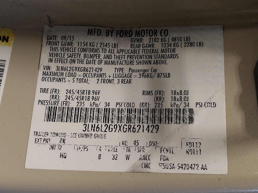 Used 2016 Lincoln MKZ image 33