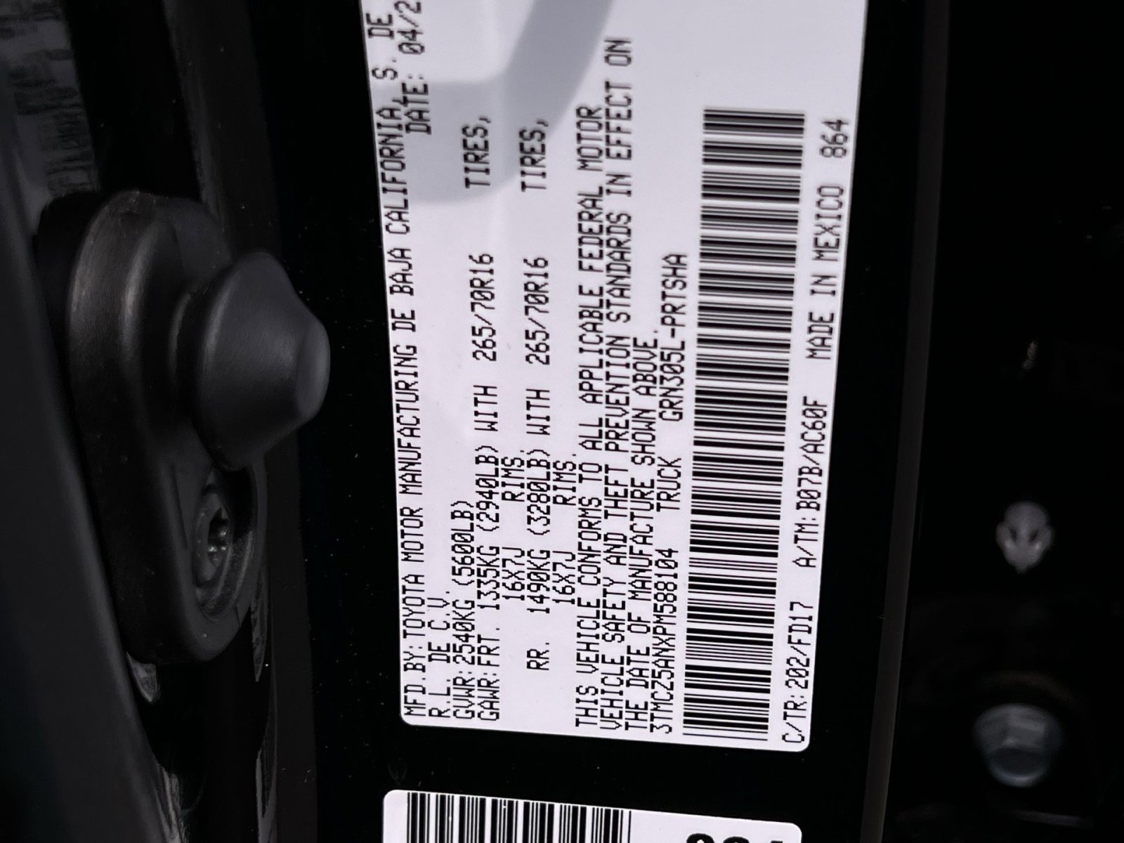 Used 2023 Toyota Tacoma TRD Off-Road AWD/4WD image 47