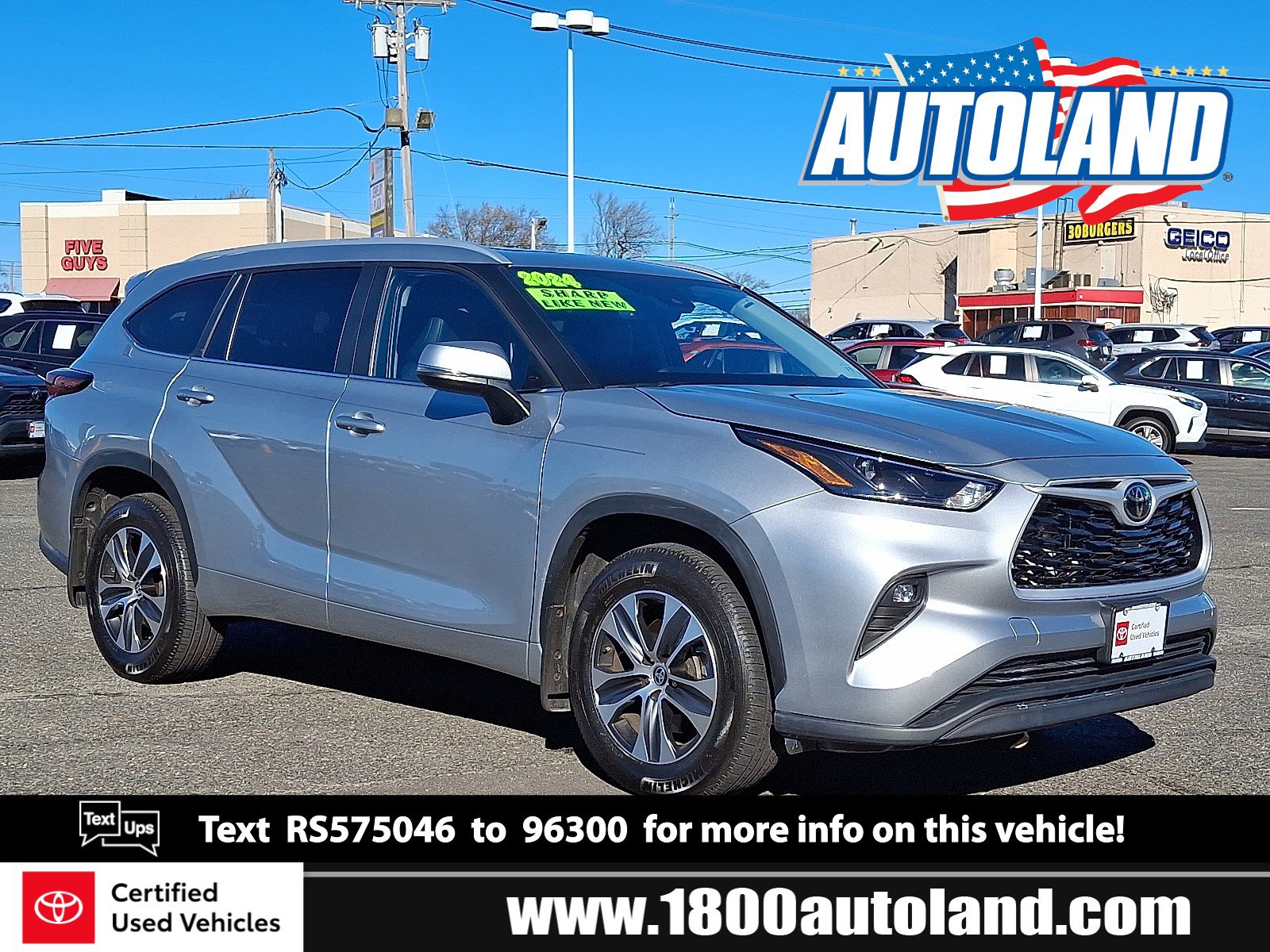 Certified 2024 Toyota Highlander XLE