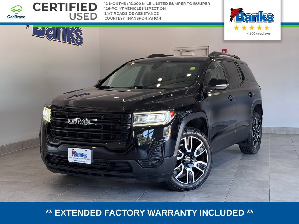 Certified 2021 GMC Acadia SLE w/ Driver Convenience Package AWD/4WD image 1