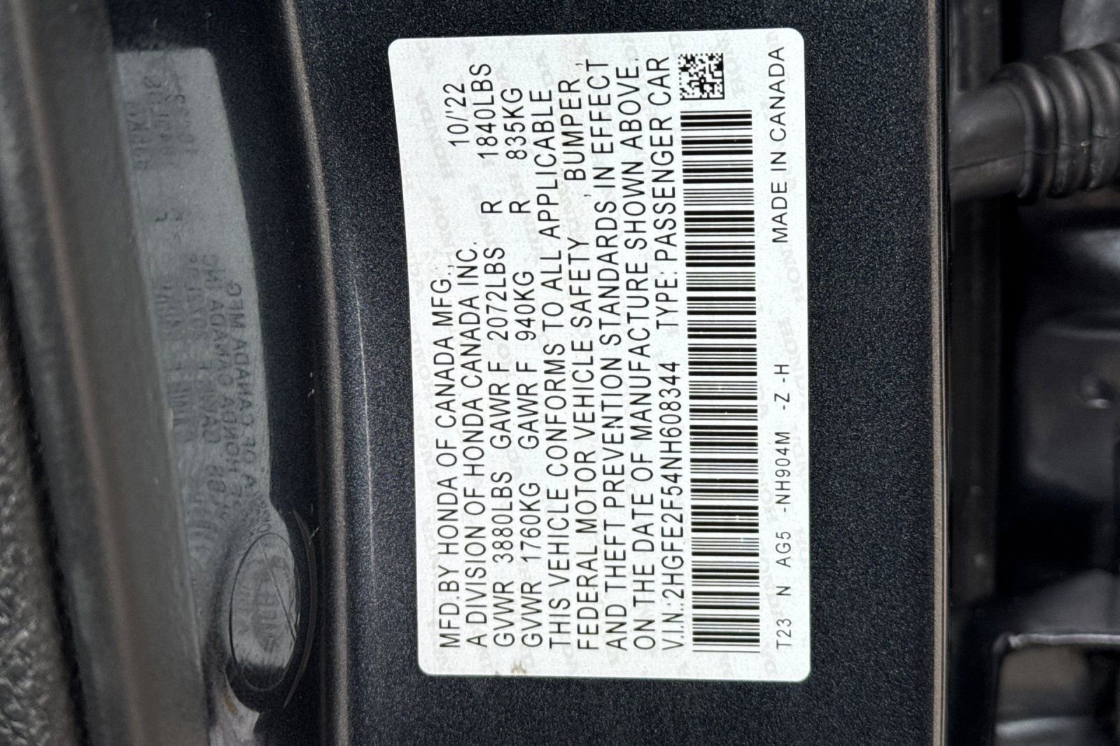 Used 2022 Honda Civic Sport image 28
