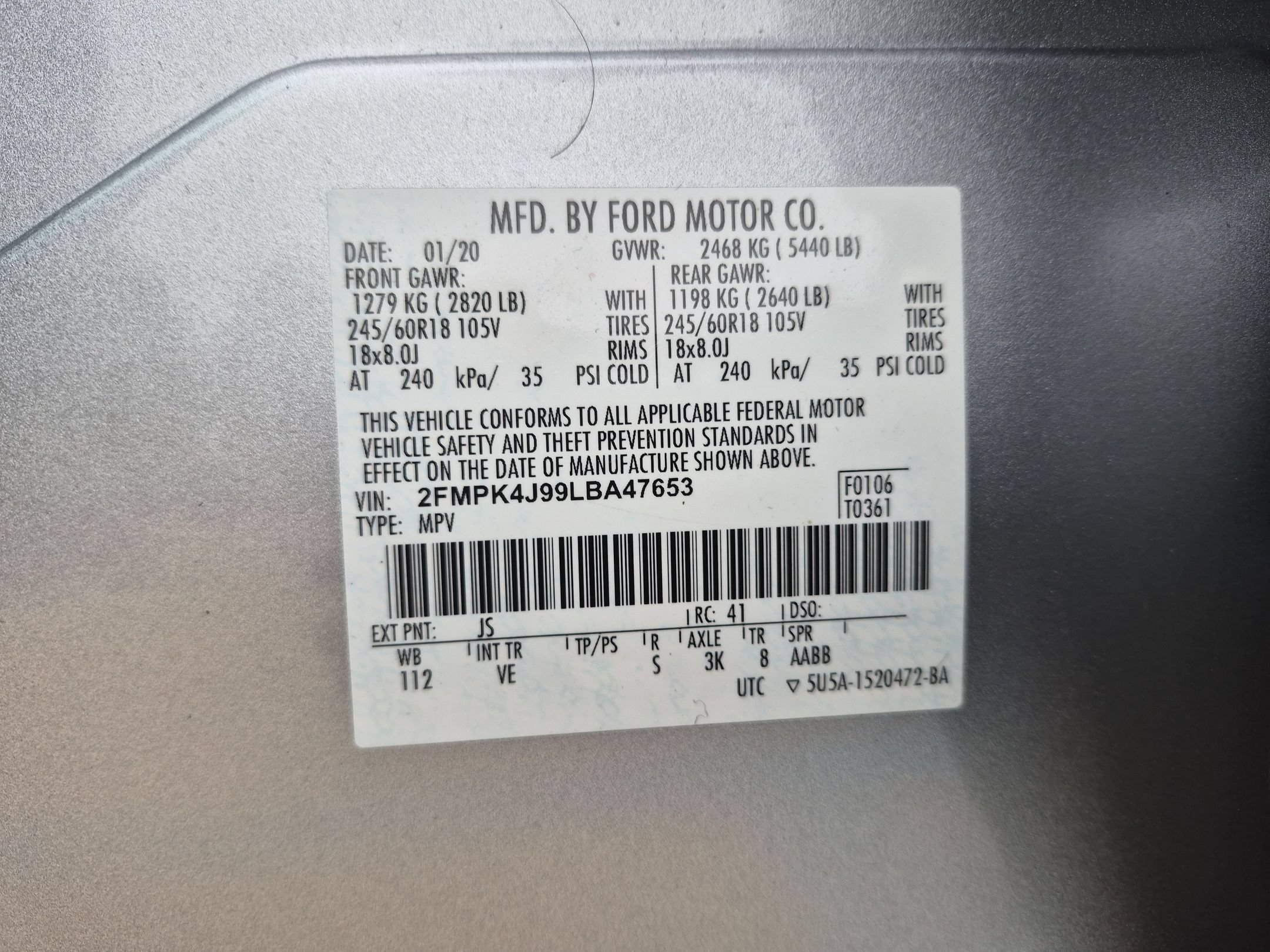Used 2020 Ford Edge SEL AWD/4WD image 34