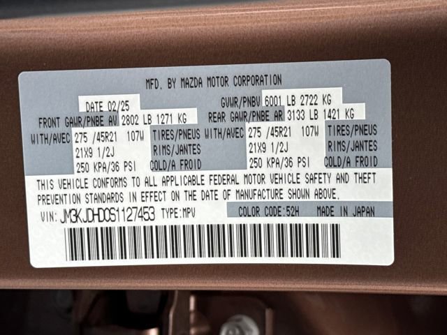 Used 2025 MAZDA CX-70 3.3 Turbo w/ Premium Package image 30