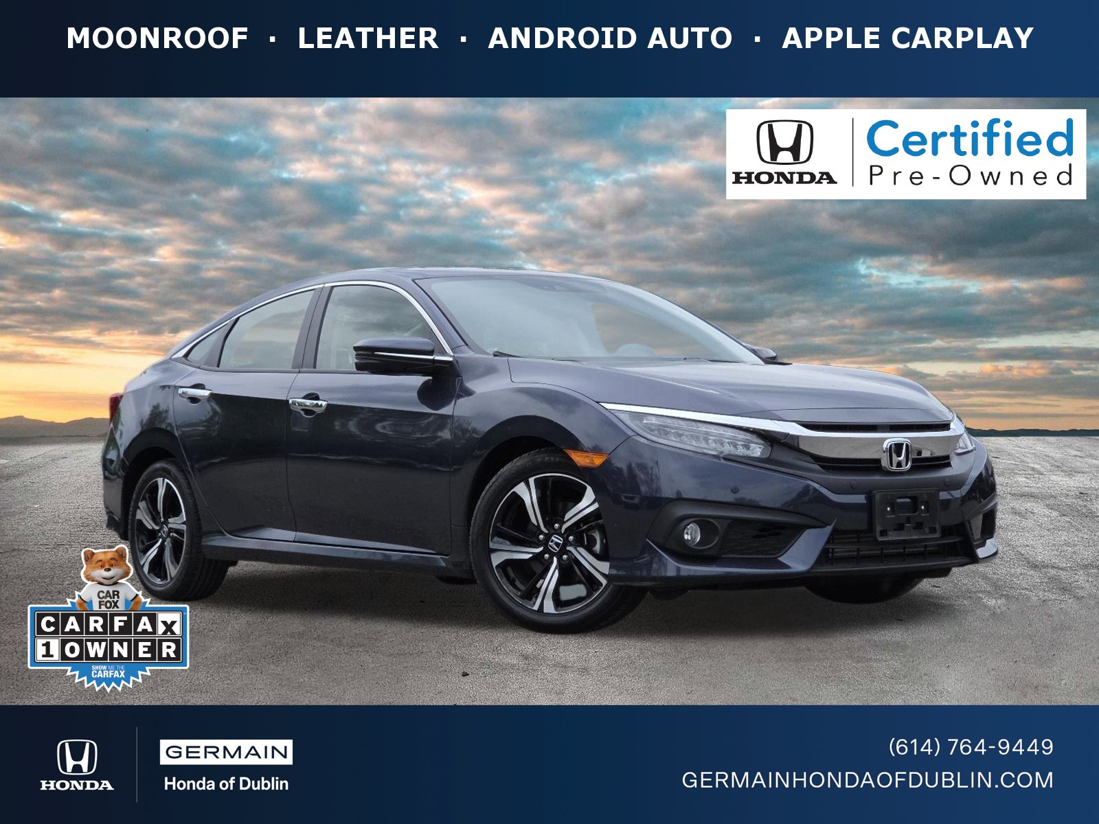 Used 2018 Honda Civic Touring