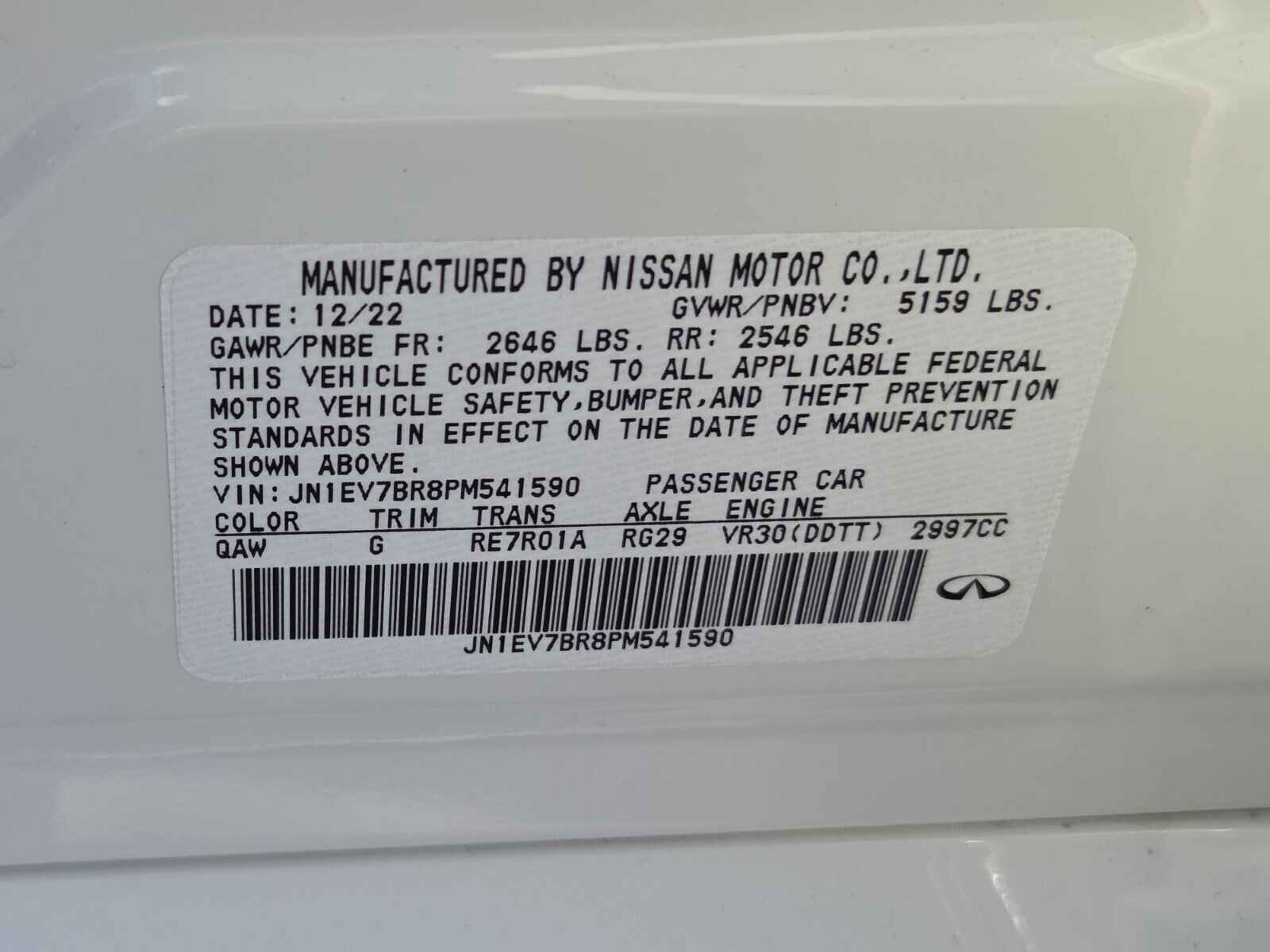 Used 2023 INFINITI Q50 Luxe image 33