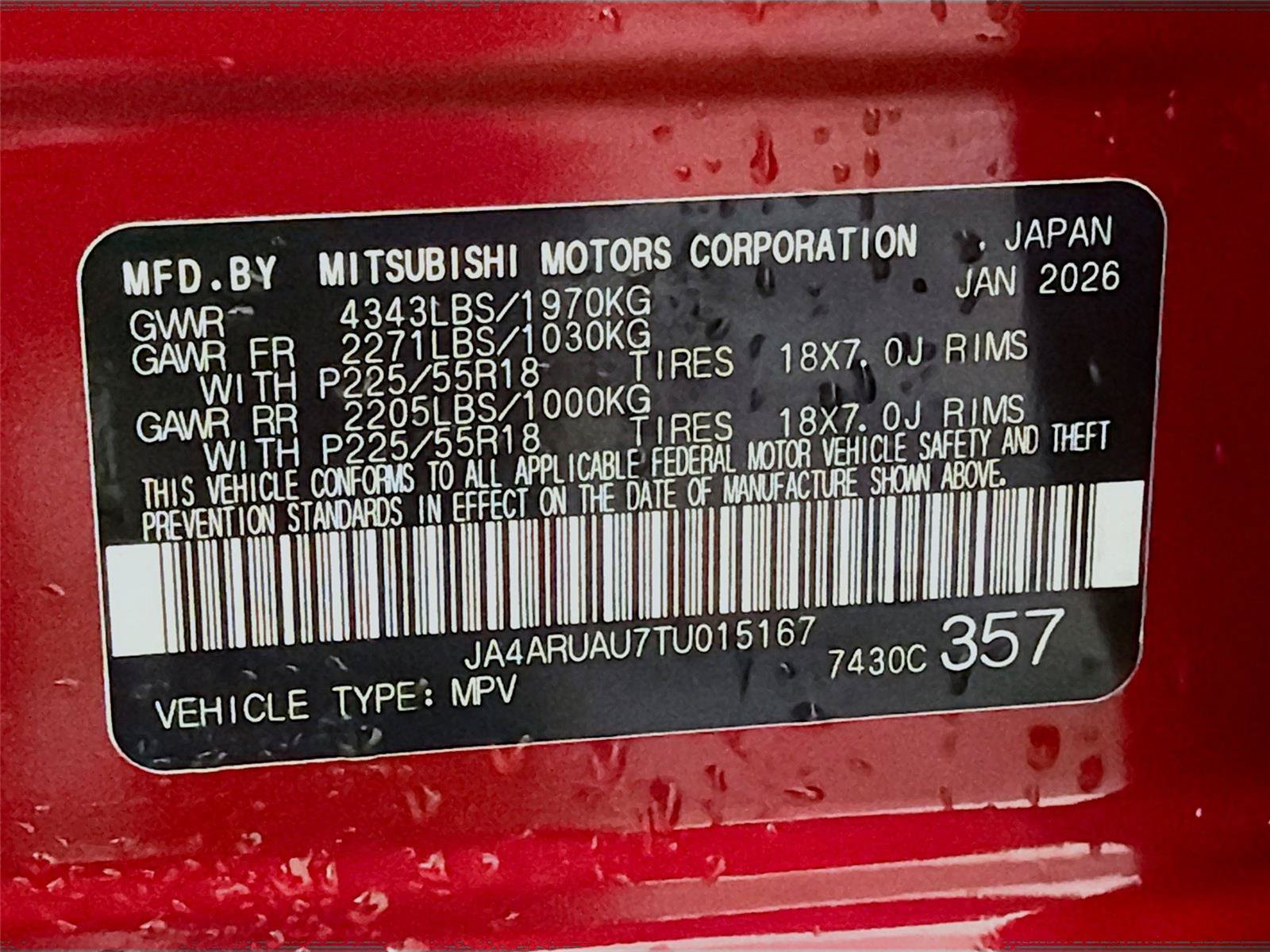 New 2026 Mitsubishi Outlander Sport LE AWD/4WD image 30