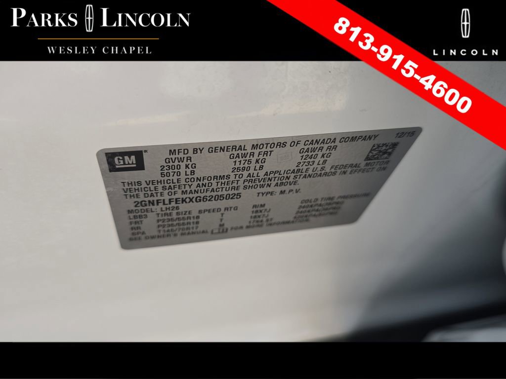 Used 2016 Chevrolet Equinox LT w/ Convenience Package AWD/4WD image 31