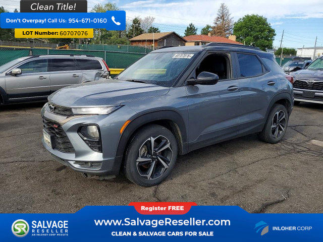 Used 2021 Chevrolet TrailBlazer RS w/ Technology Package
