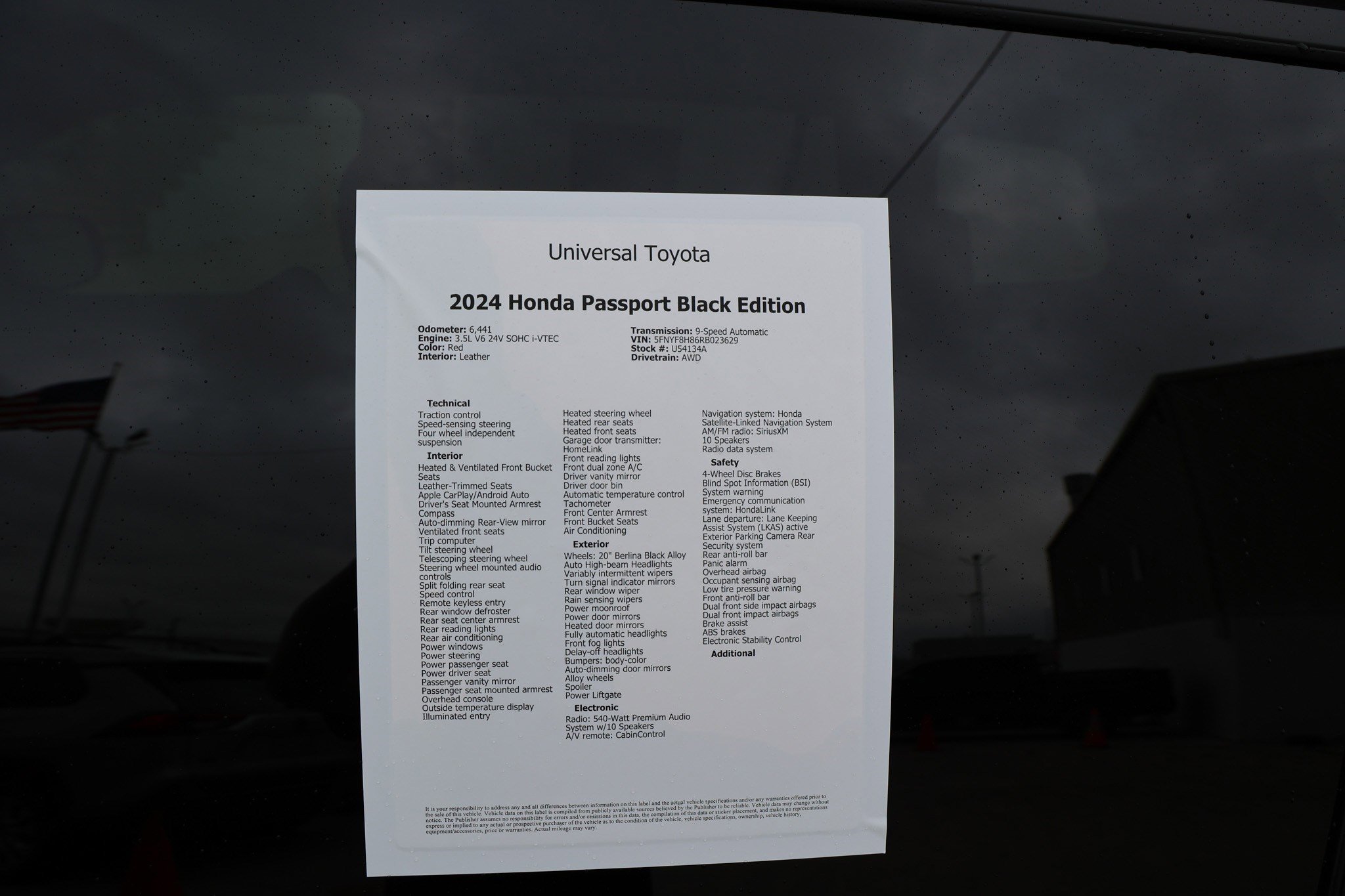 Used 2024 Honda Passport Black Edition image 51