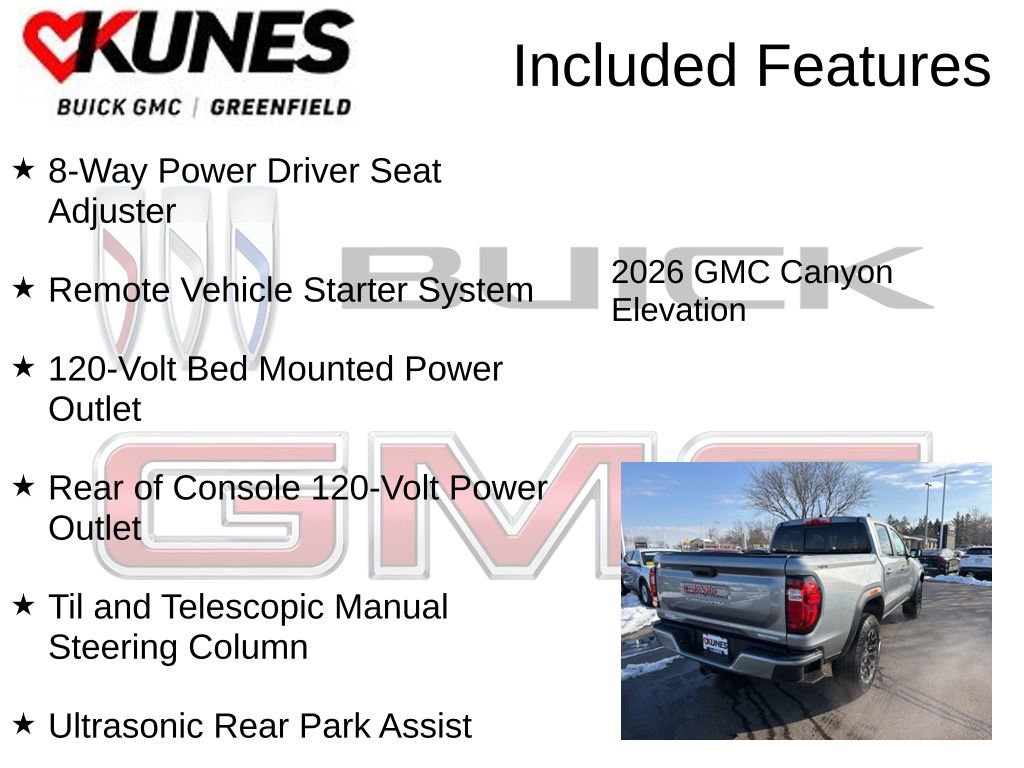 New 2026 GMC Canyon Elevation w/ Convenience Package image 4