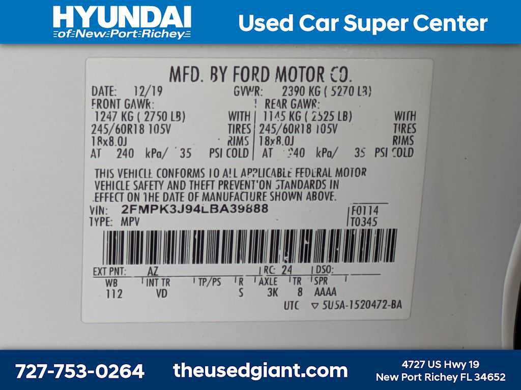 Used 2020 Ford Edge SEL FWD image 40