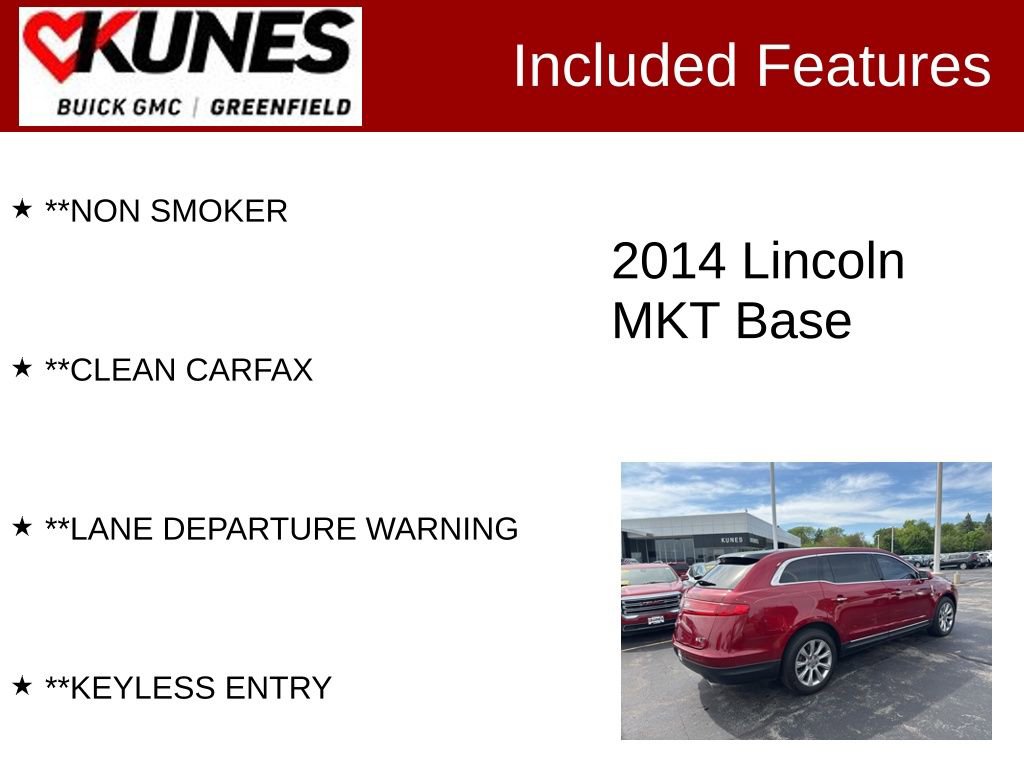 Used 2014 Lincoln MKT FWD image 3