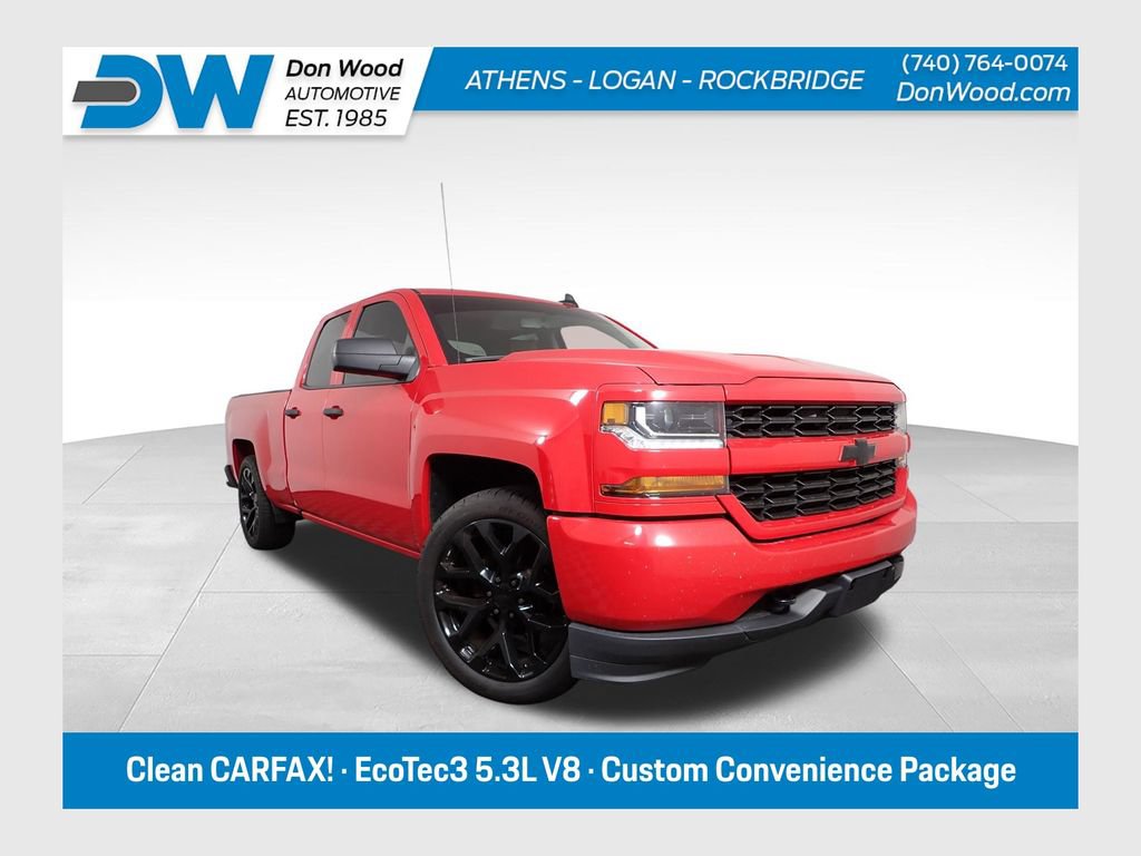 Used 2018 Chevrolet Silverado 1500 Custom w/ Custom Convenience Package RWD image 1