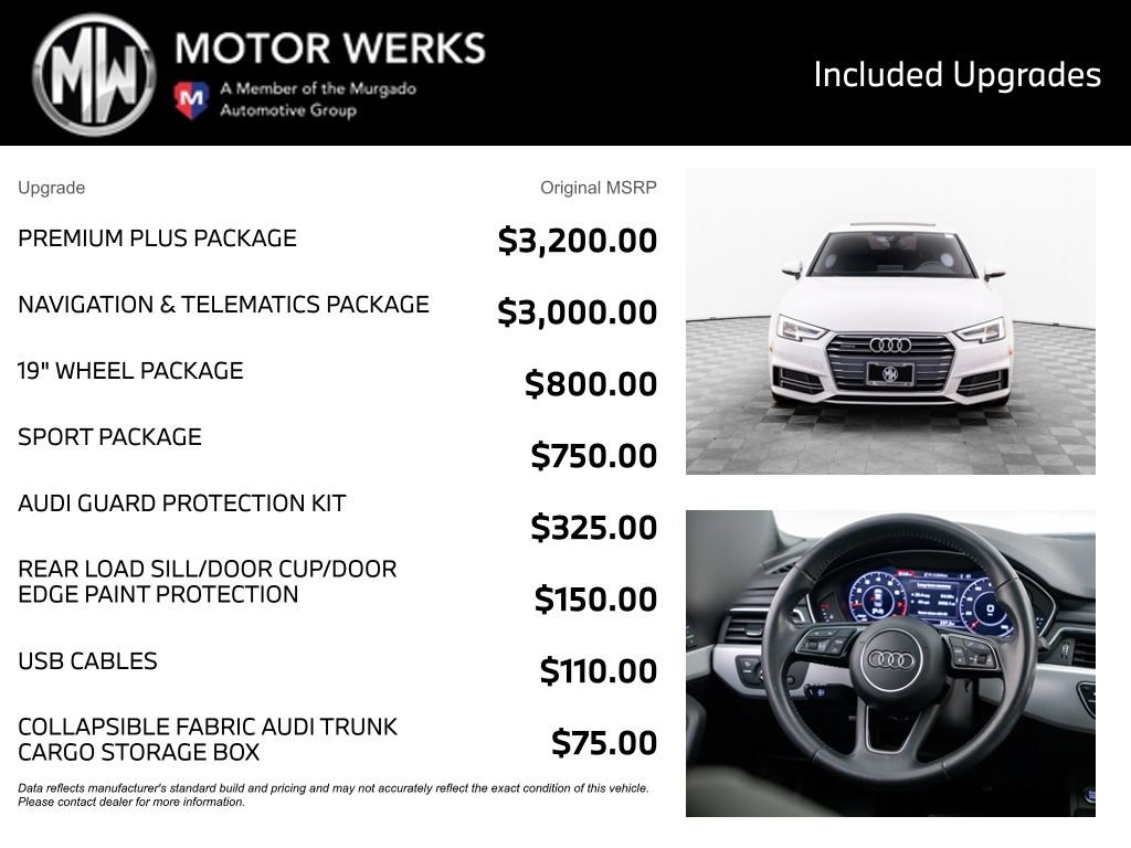 Used 2018 Audi A4 2.0T Premium Plus w/ Premium Plus Package image 4