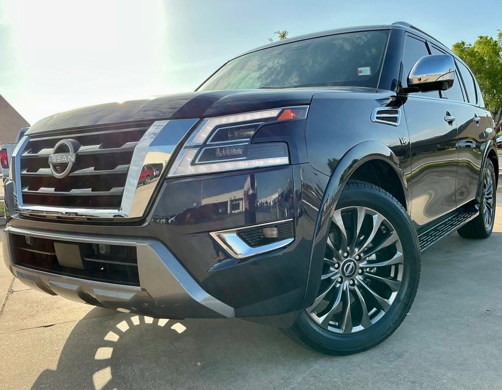 Used 2021 Nissan Armada Platinum w/ Captain's Chairs Package image 2