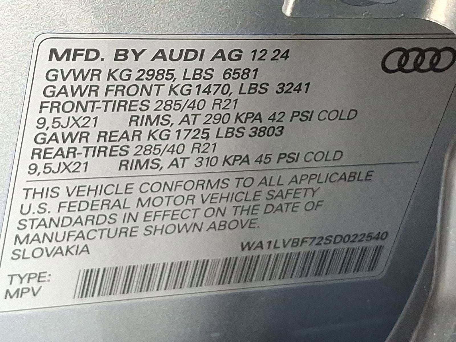 Used 2025 Audi Q7 3.0T Premium Plus w/ Premium Plus Package AWD/4WD image 27