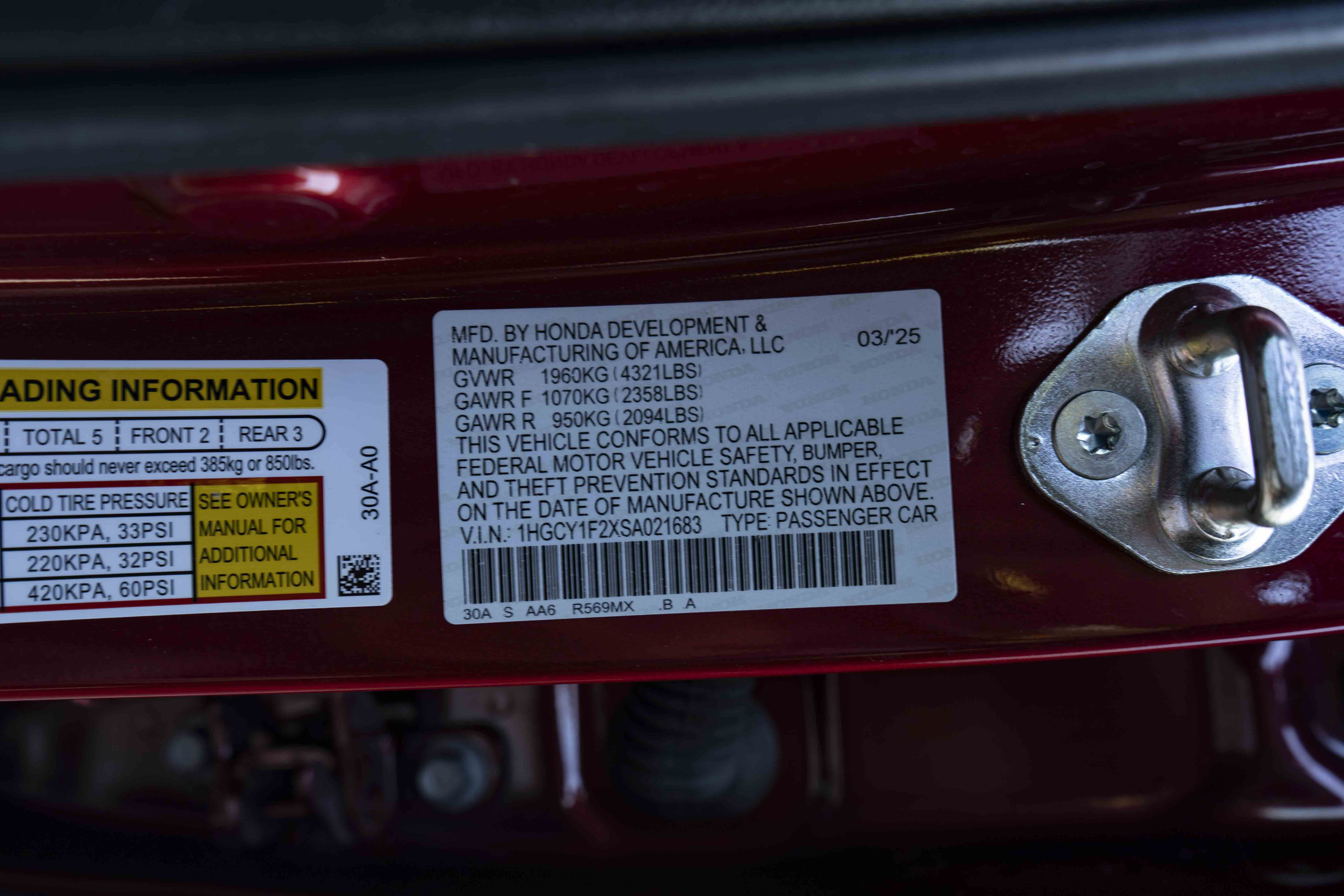 Used 2025 Honda Accord LX image 40